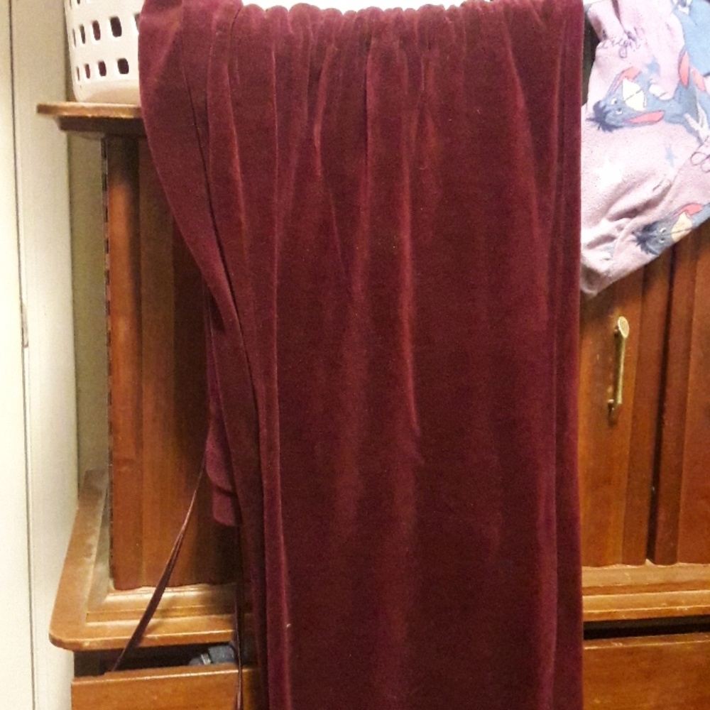Burgundy pants